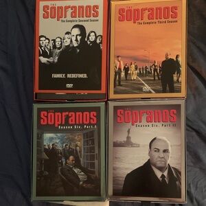 The Sopranos Seasons 2, 3 and 6 parts 1 and 2 DVD Box Sets